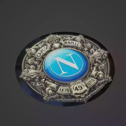 Napoli Football Medallion