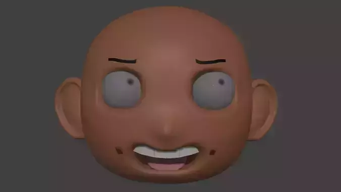 Girl Head Animated child