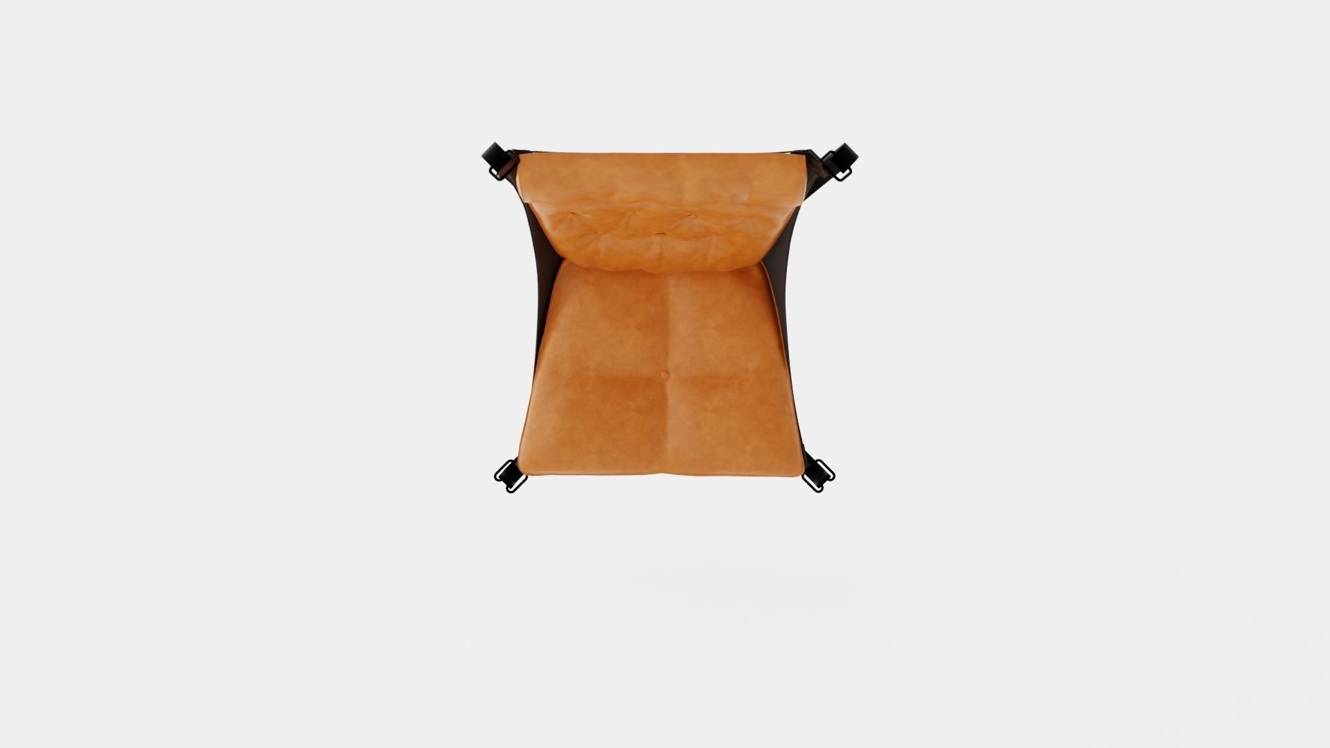 LK Hjelle Falcon First High Lounge Chair Low-poly 3D model_5