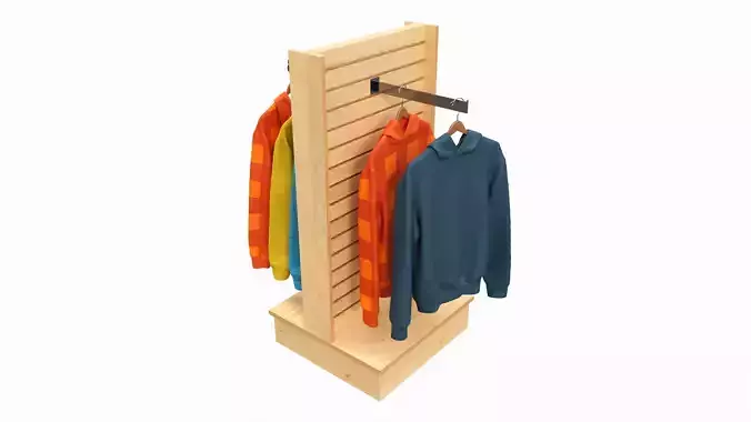 Store T-shaped 2-Way Merchandiser