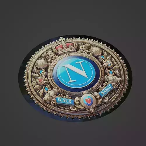 SSC Napoli Football Medallion