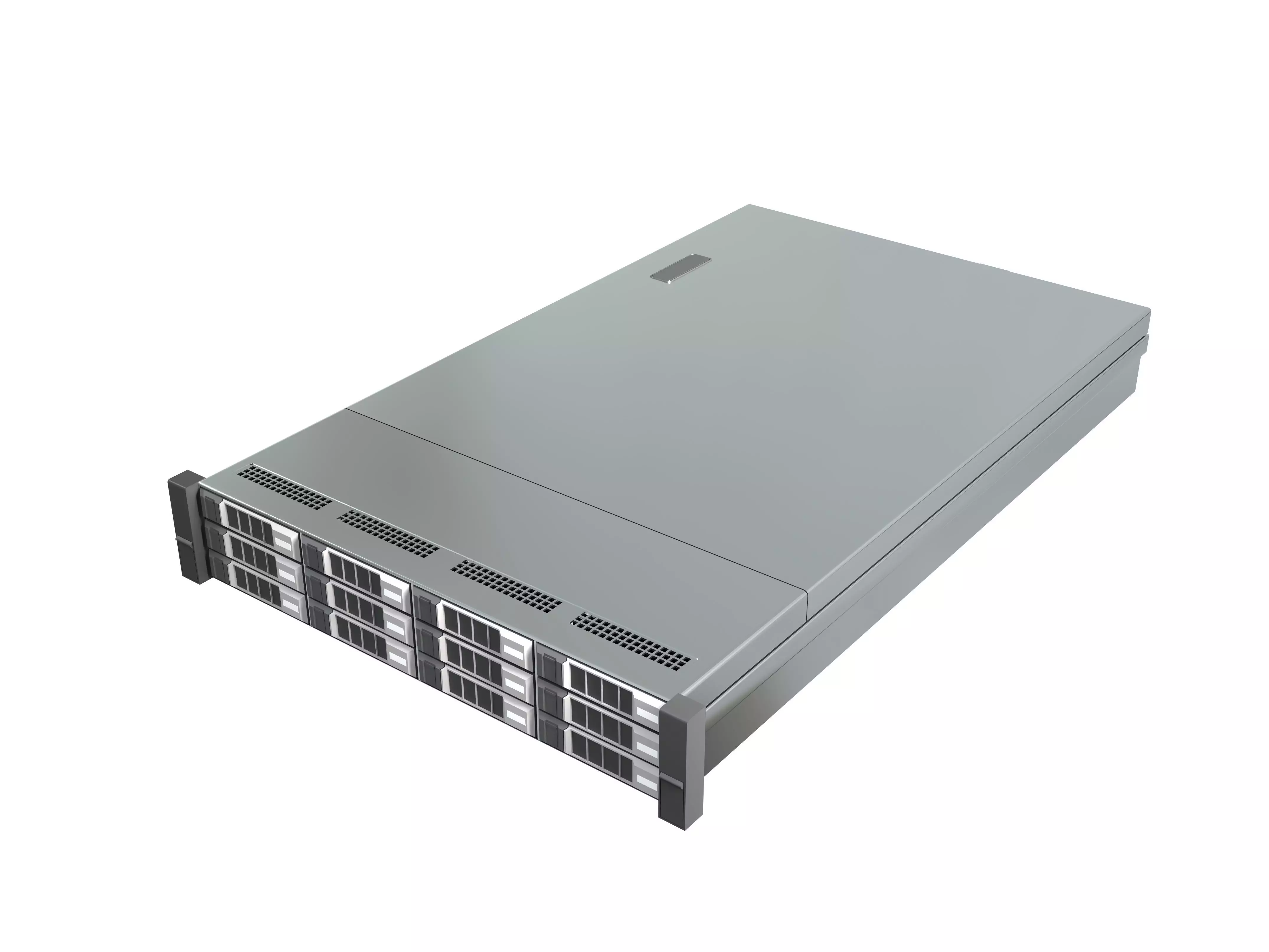 Dell R730XD 2U Rack Server 3D model