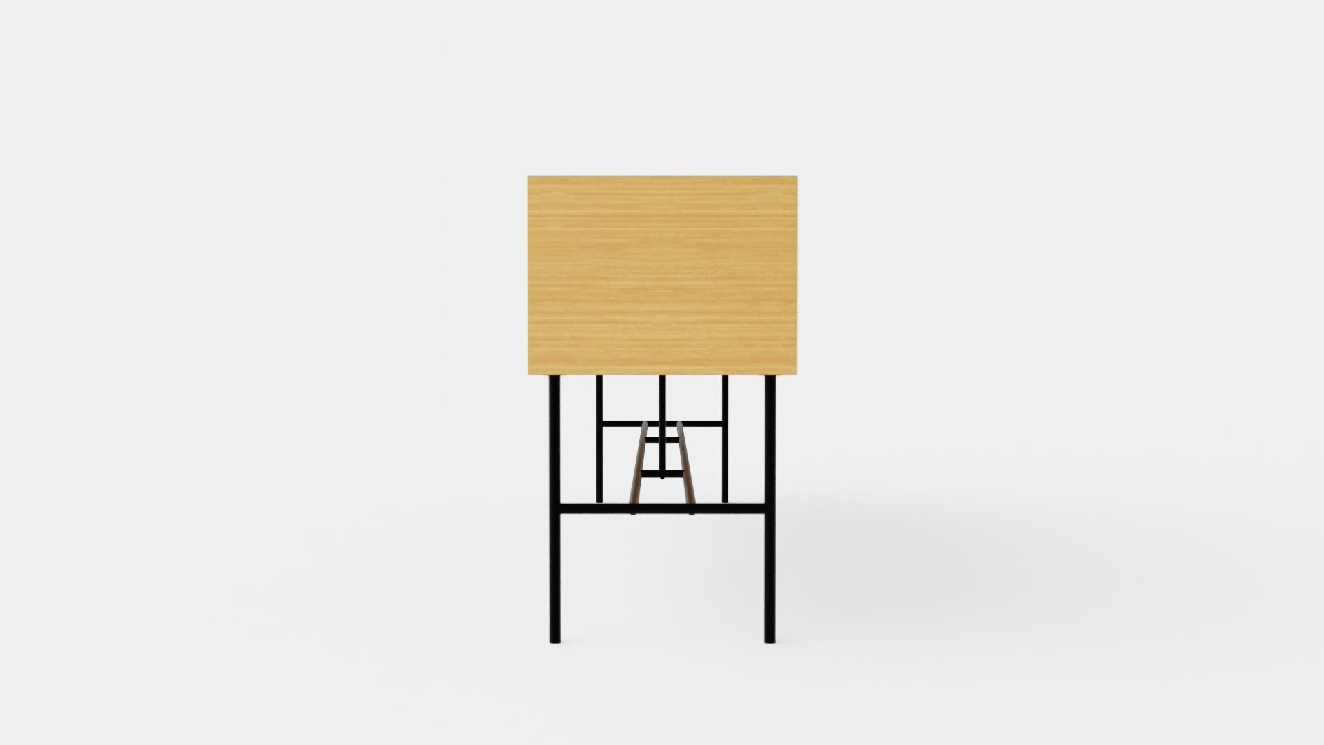 Lemus Home 1800 Bench Low-poly 3D model_2