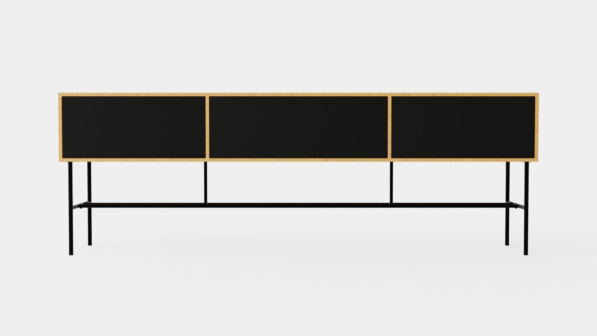 Lemus Home 1800 Bench Low-poly 3D model_1