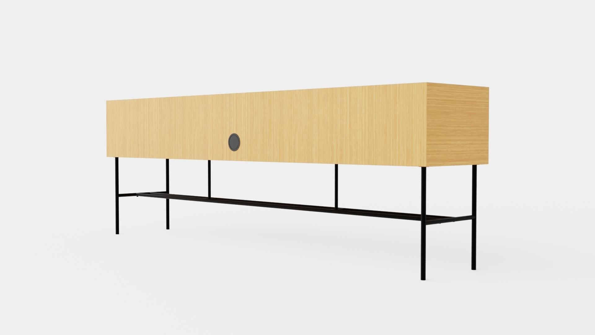 Lemus Home 1800 Bench Low-poly 3D model_3