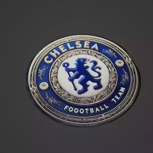 Chelsea Football Medallion 3D print model