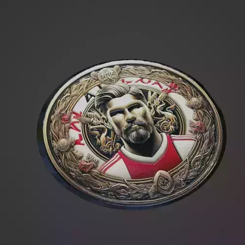 Football Medallion 3D print model