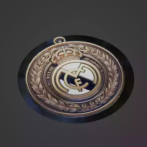 real madrid Football Medallion