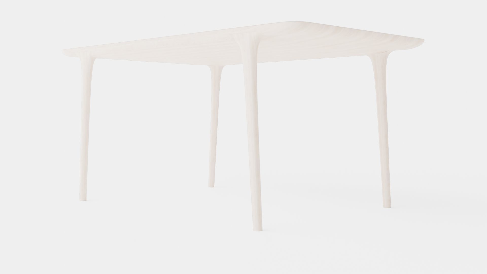 Gazzda Fawn 160 Dining Table Low-poly 3D model_3