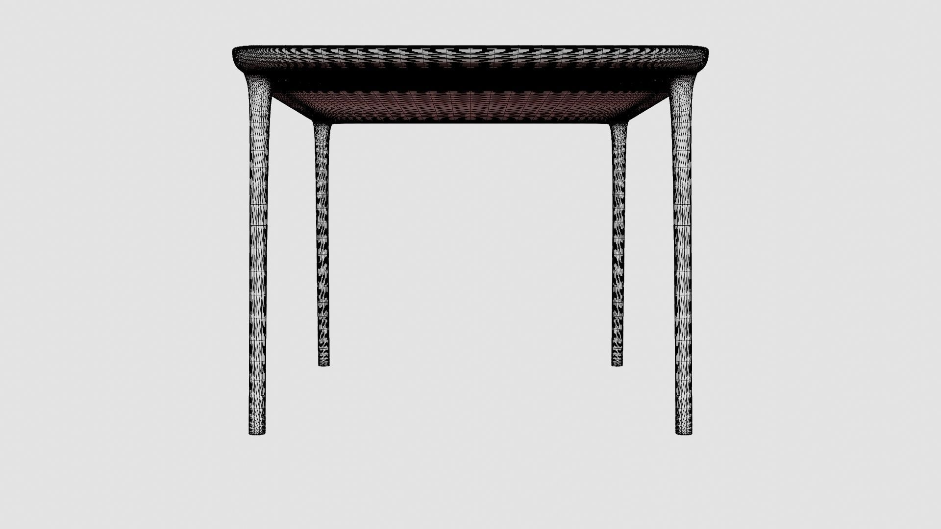 Gazzda Fawn 160 Dining Table Low-poly 3D model_8