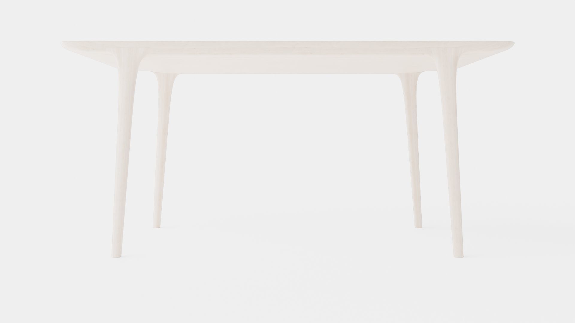 Gazzda Fawn 160 Dining Table Low-poly 3D model_1