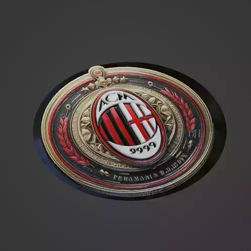 Milan Football Medallion