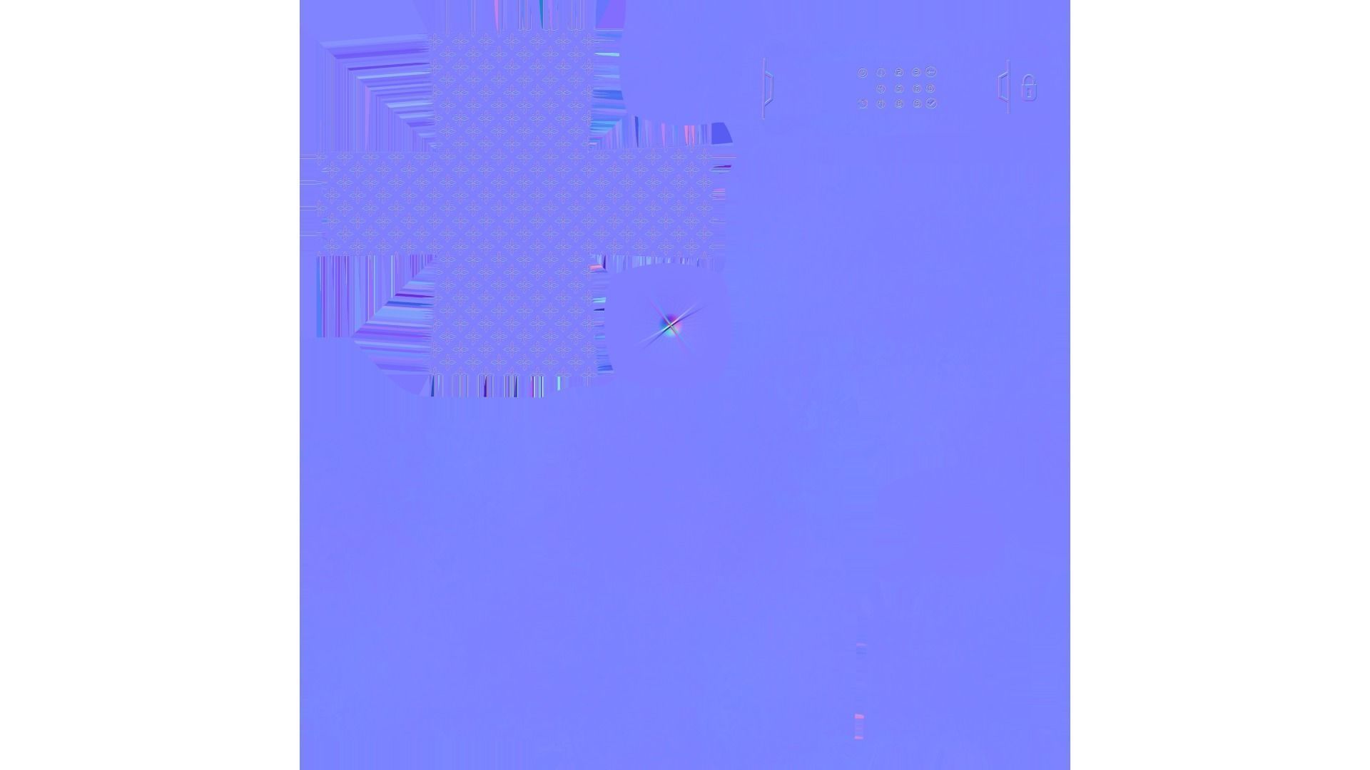 Safe Box Low-poly 3D model_10