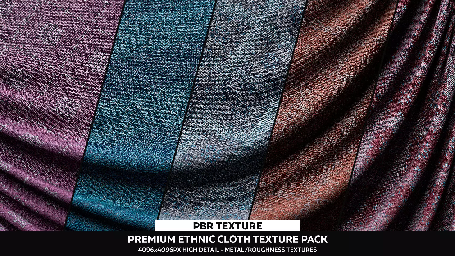 Ethnic Fabric - Cloth Texture - Material Pack Texture_0