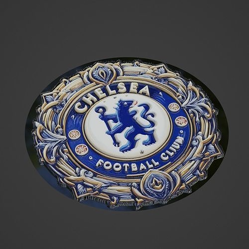 Chelsea Football Medallion 3D print model