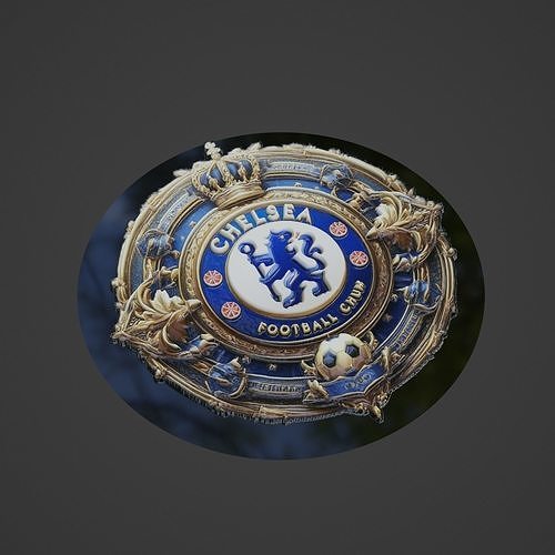 chelsea Football Medallion 3D print model