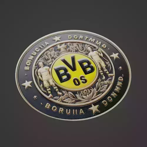 Borussia dortmund Football Medallion