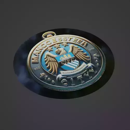 Shakhtar donetsk Football Medallion 3D print model