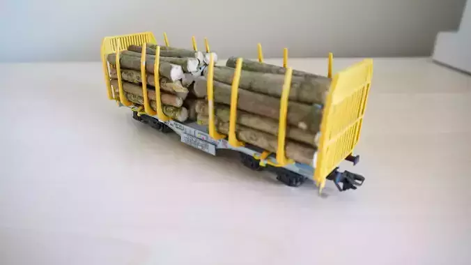 Sgmmns R 6 log carrying wagon 3D print model