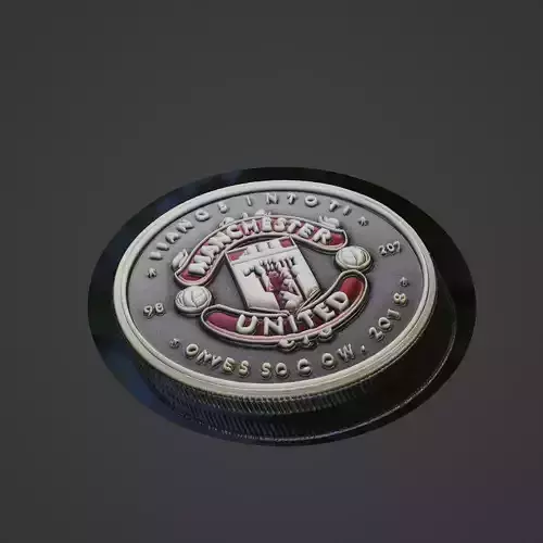 Manchester united Football Medallion