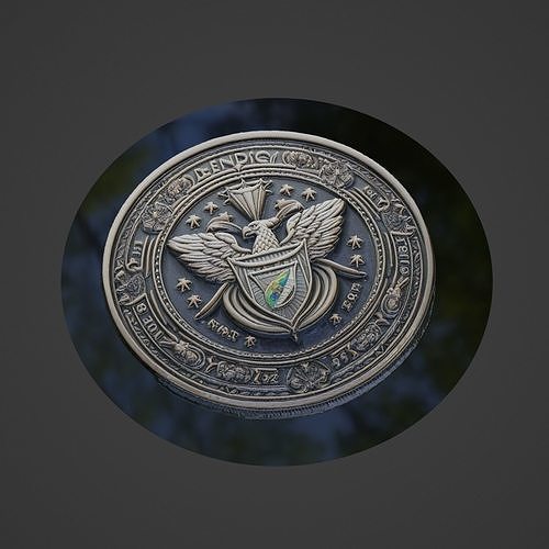 Football Medallion 3D print model