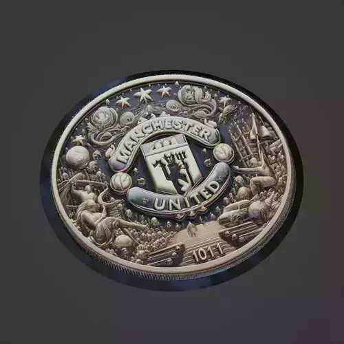 manchester united Football Medallion