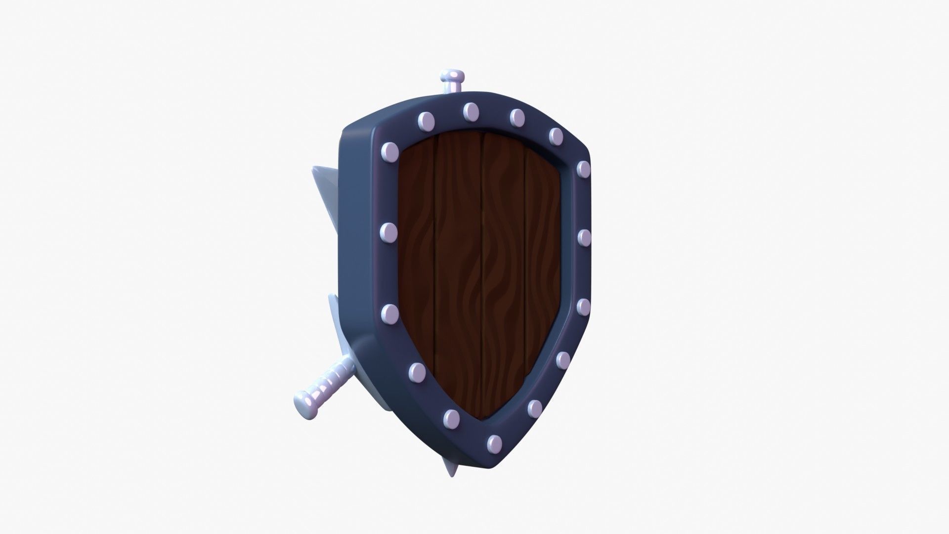 Silver Tier 3D Illustration 3D model_8