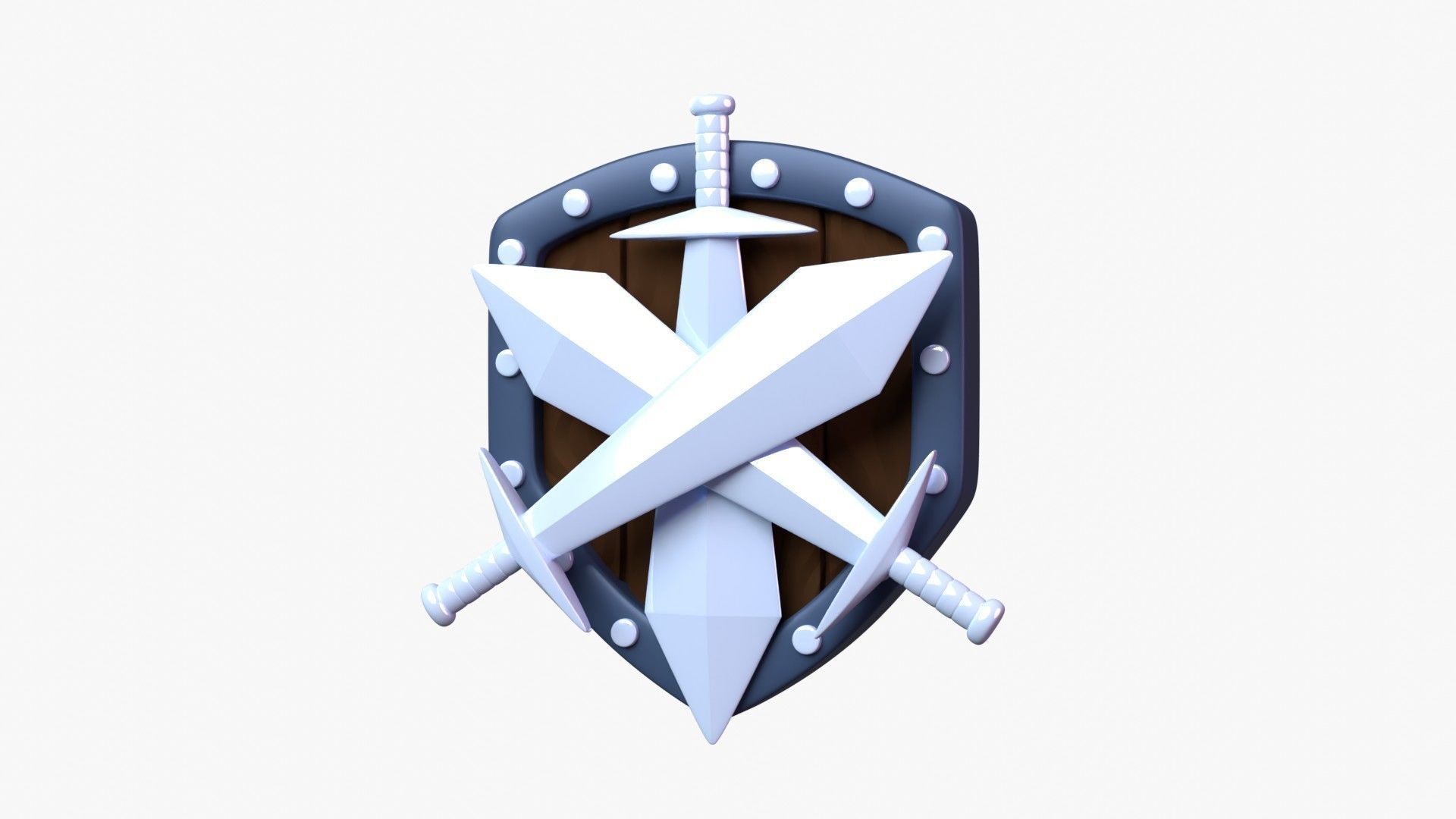 Silver Tier 3D Illustration 3D model_2