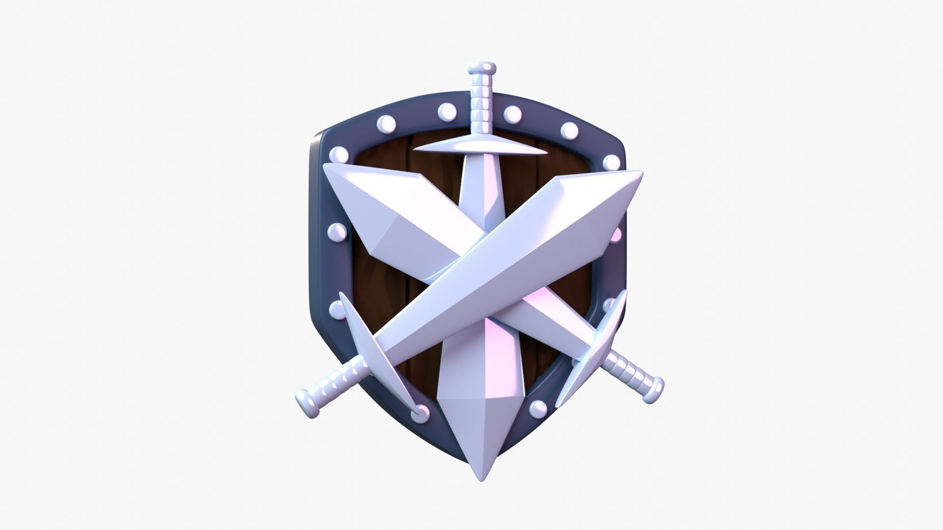 Silver Tier 3D Illustration 3D model_19