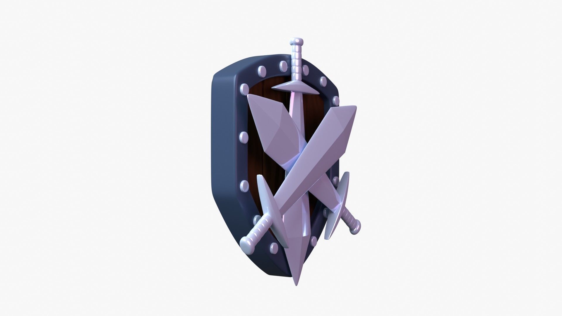 Silver Tier 3D Illustration 3D model_17