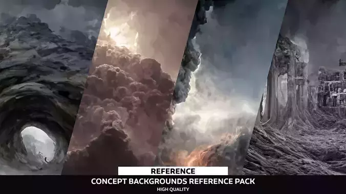 24 Concept Art Background Pack