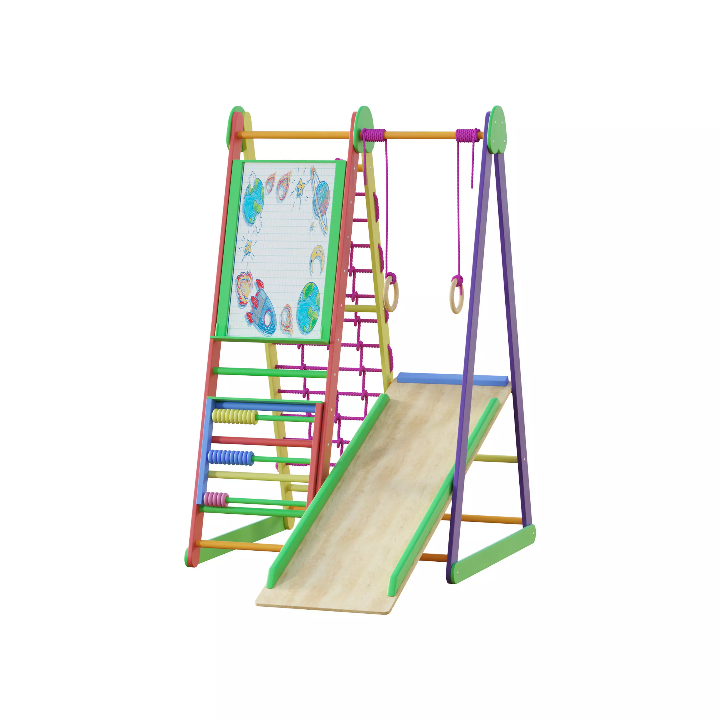 Childrens sports shelter for home-Kind-Start 3D model