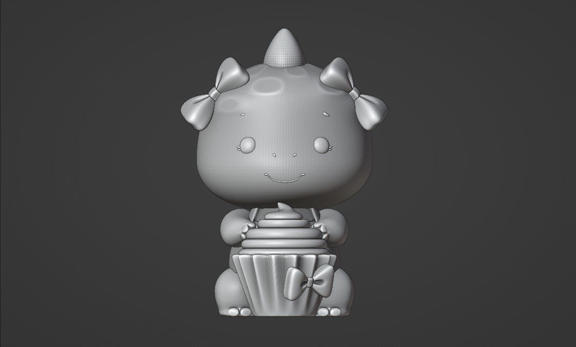 dinosaur 3D print model_12