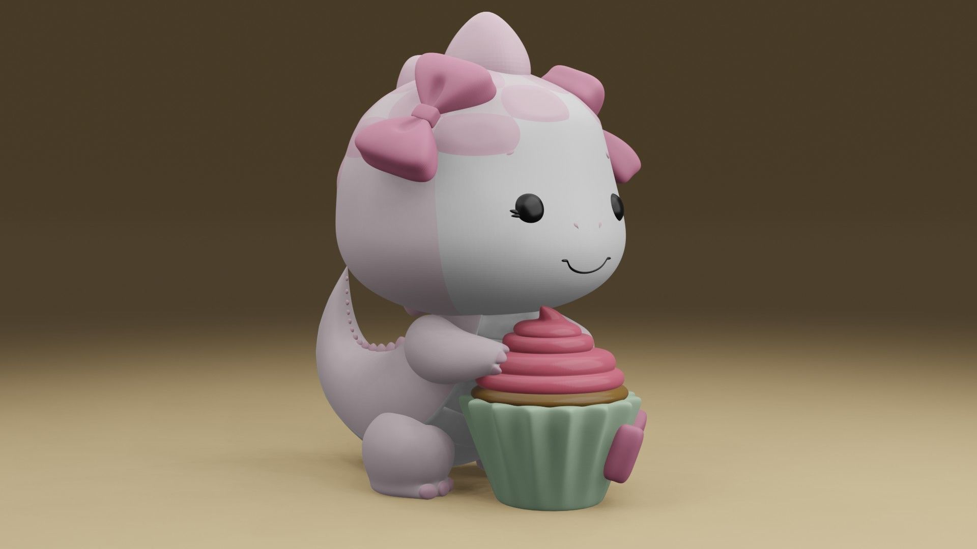 dinosaur 3D print model_2