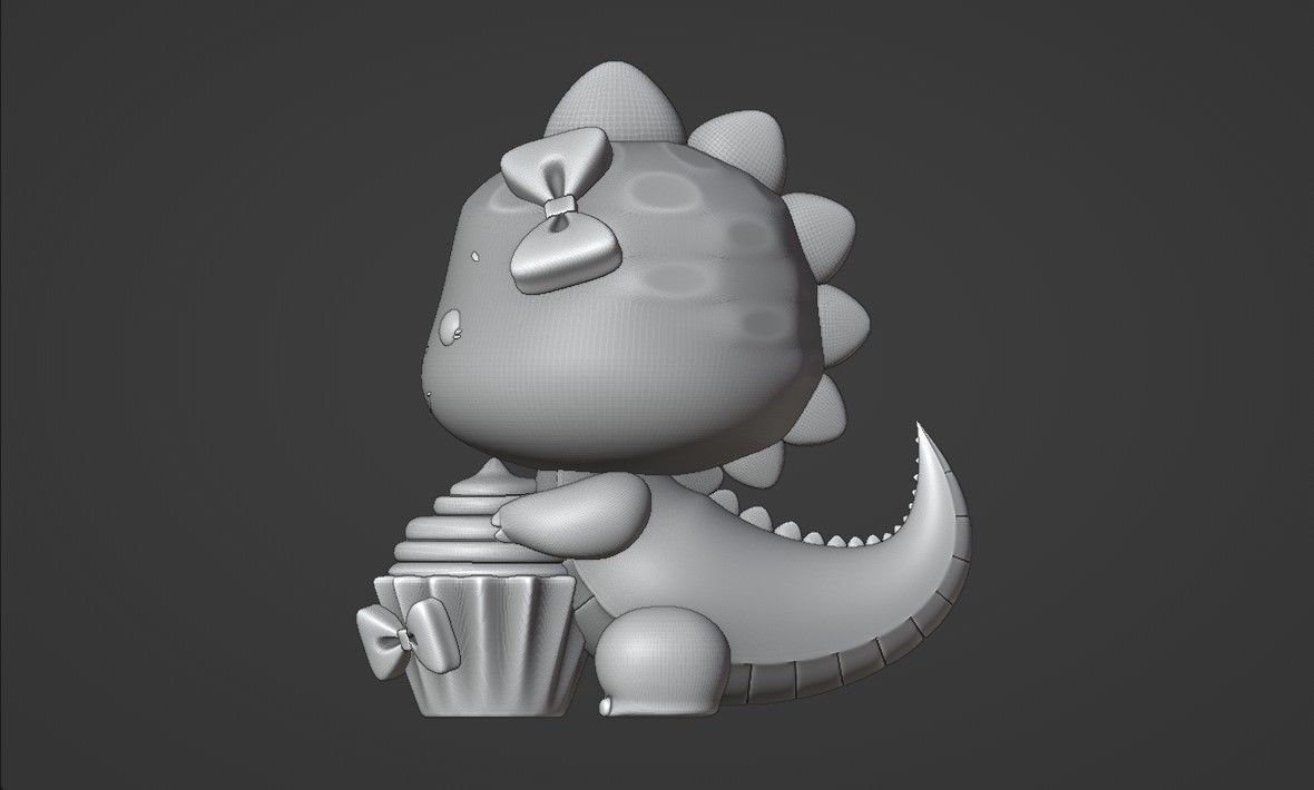 dinosaur 3D print model_6