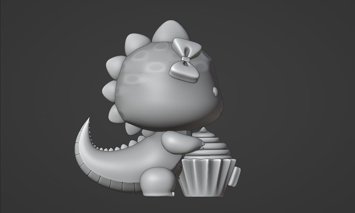 dinosaur 3D print model_4