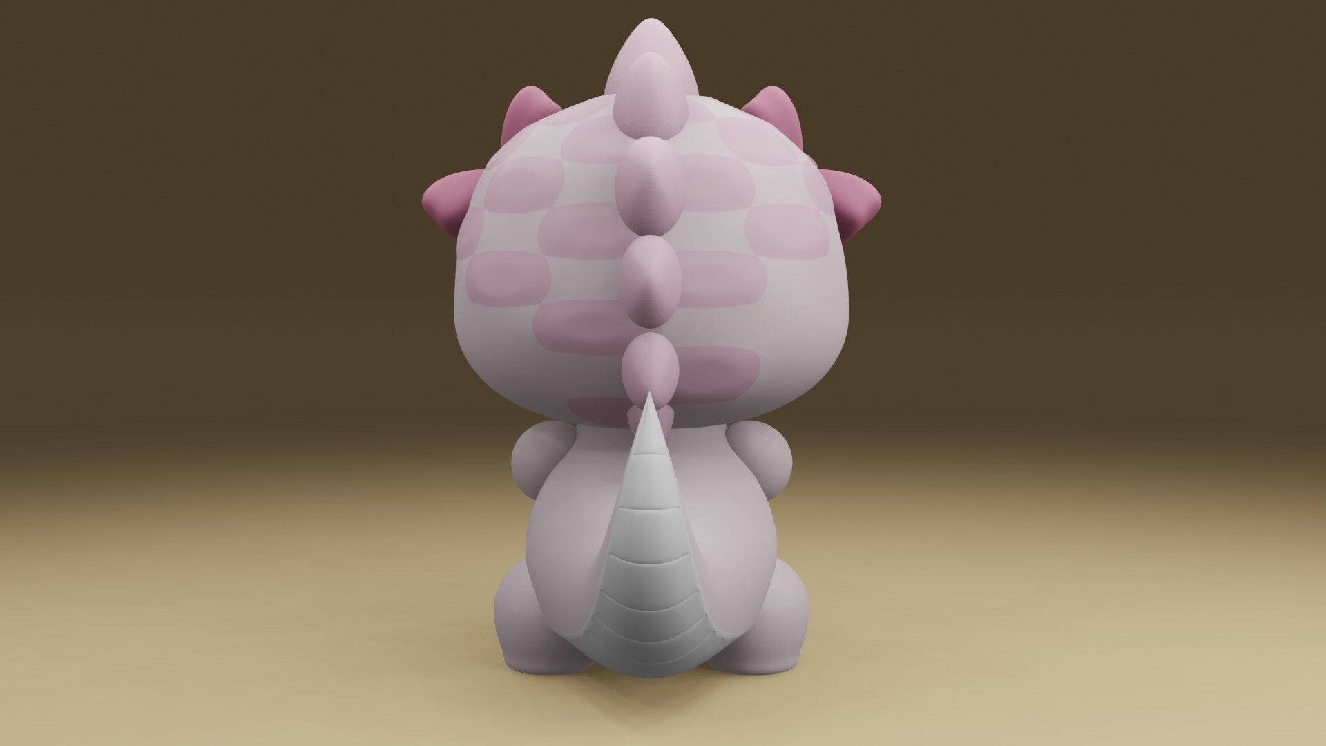 dinosaur 3D print model_3