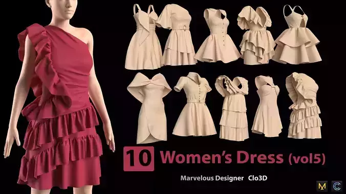 10 Womens Dress -vol5