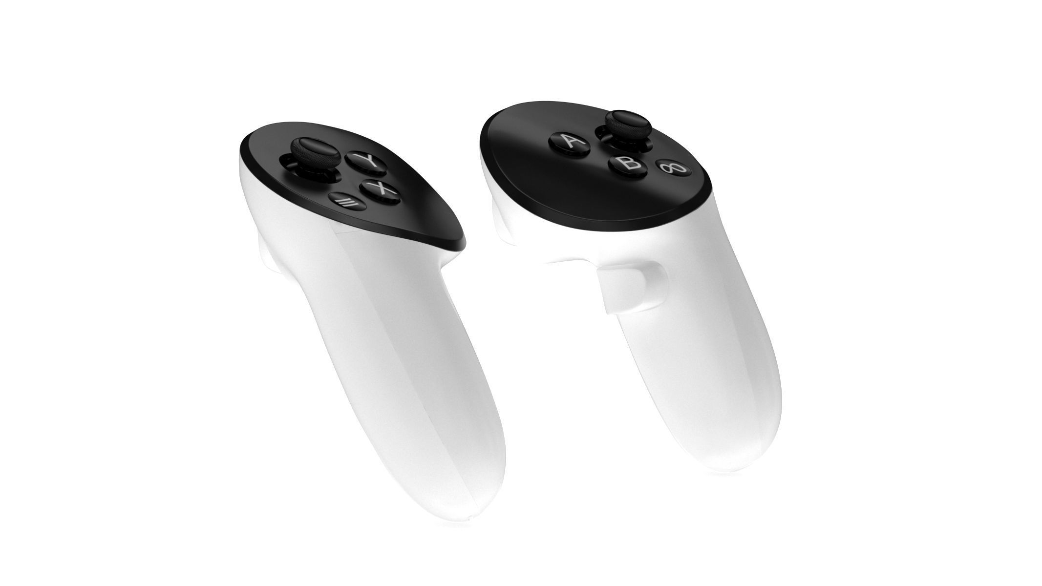 Meta Quest 3 Controler 3D model_1