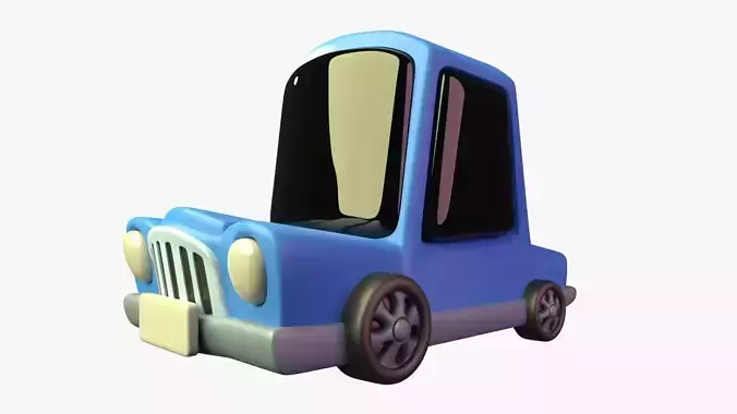 Car Holiday 3D Illustration