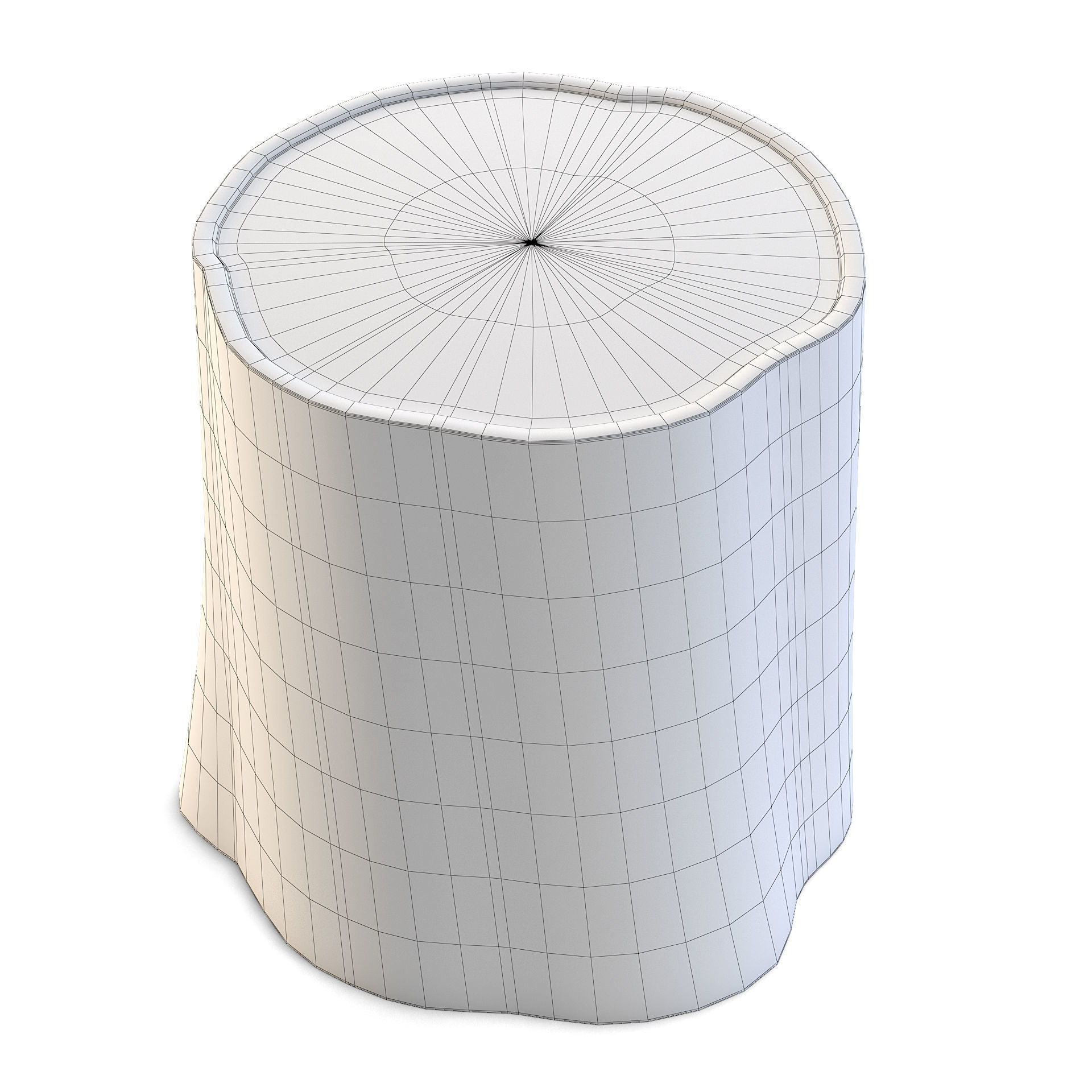 Tree Stump 3D model_5