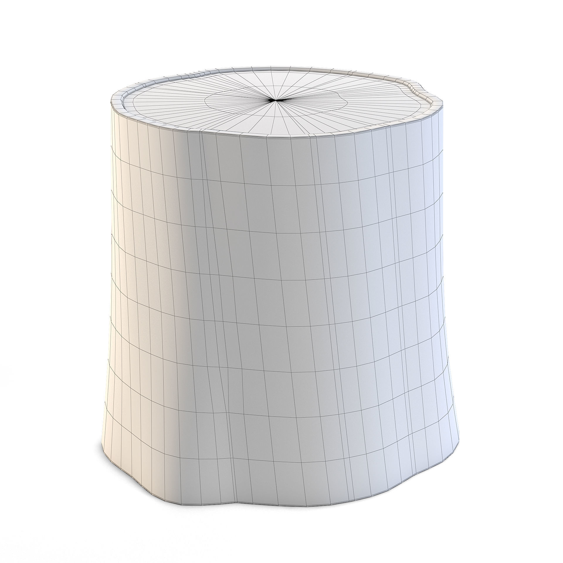 Tree Stump 3D model_3