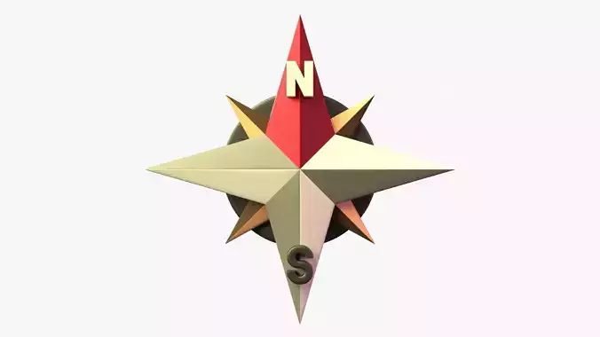 Compass 3D Illustration