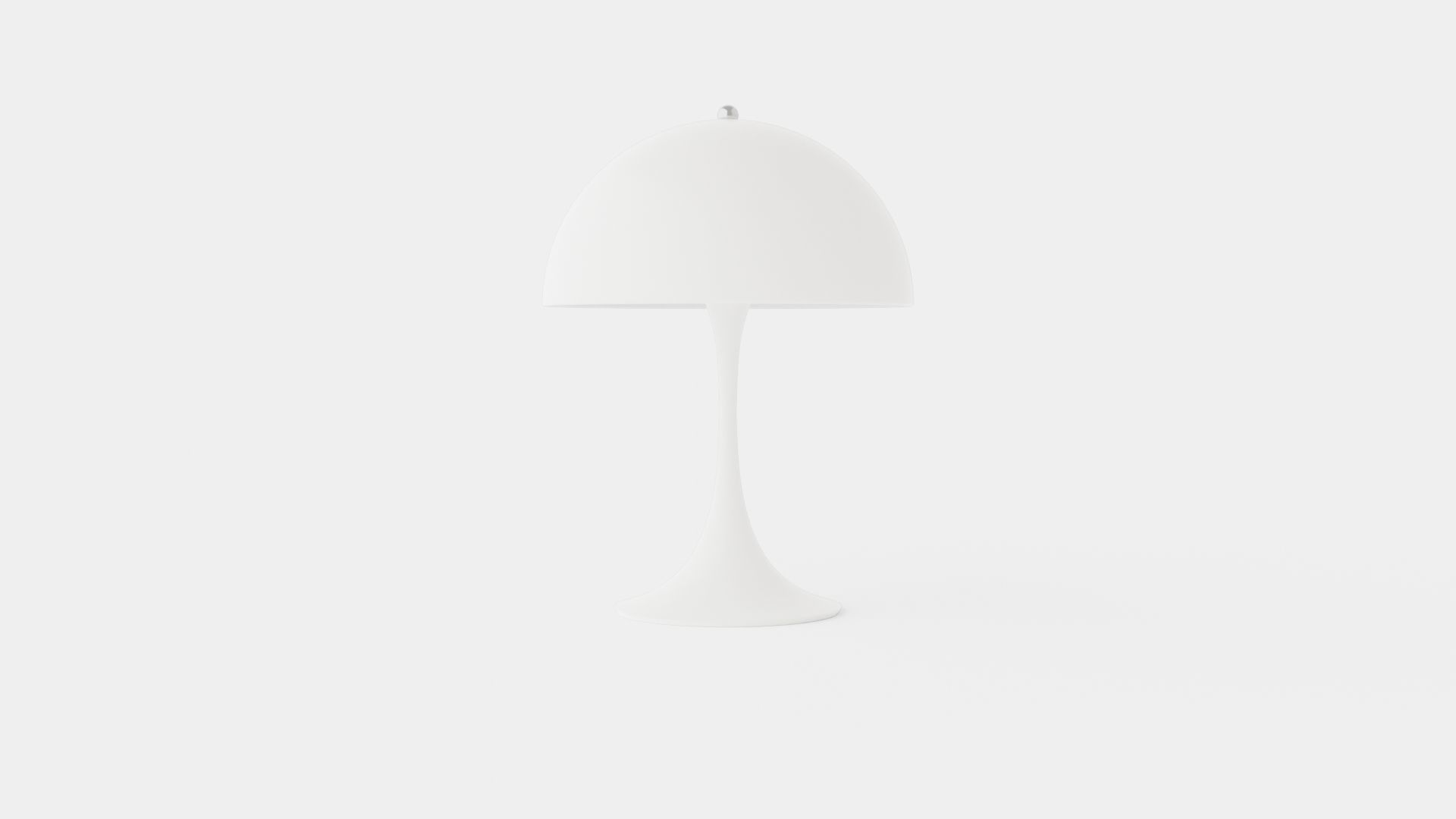 Panthella 320 Table Lamp Low-poly 3D model_1