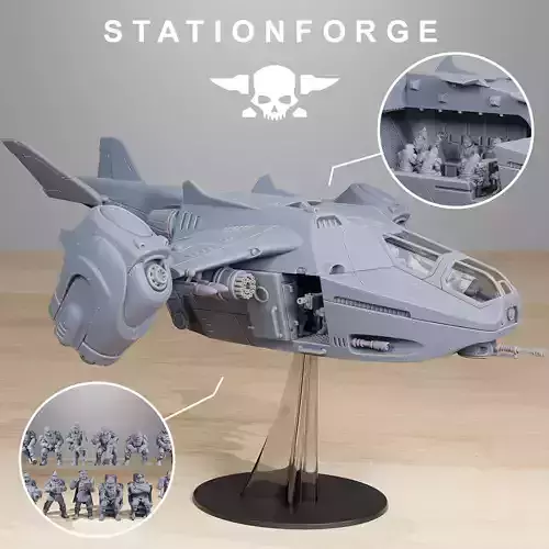Vaskar Dropship 3D print model