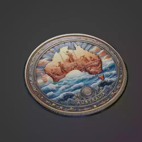 Australia Country Medallion