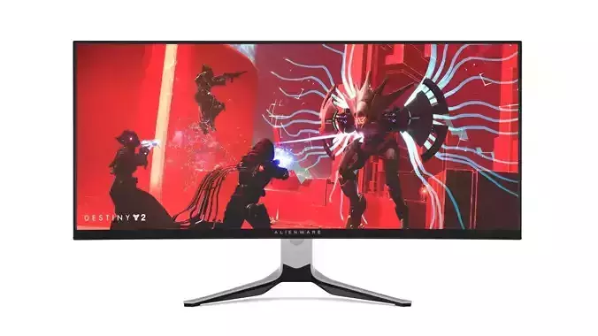 Alienware 34 Curved QD-OLED Gaming Monitor 3D model