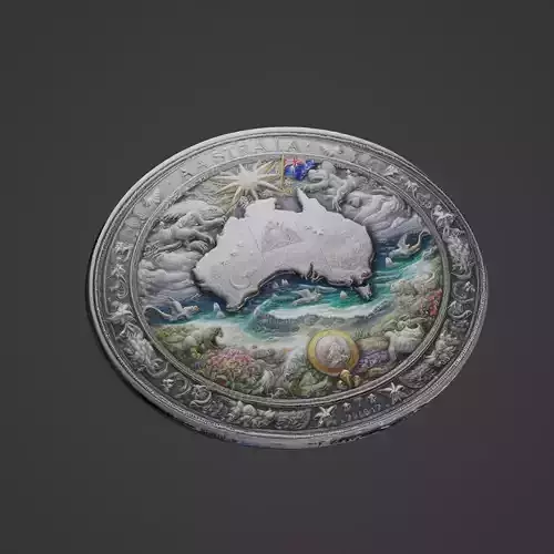 Australia Country Medallion
