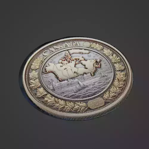 Canada Country Medallion
