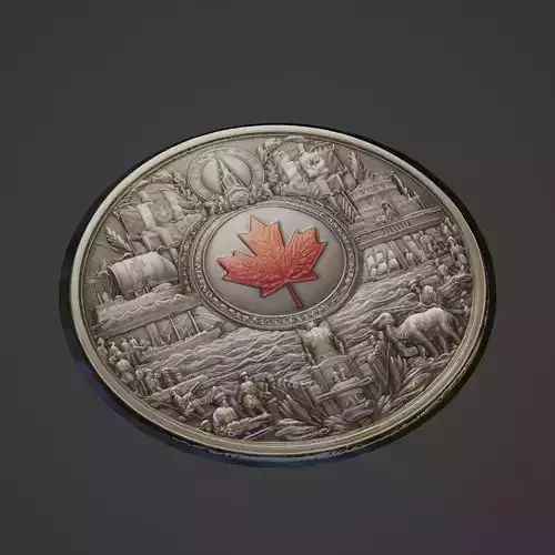 Canada Country Medallion